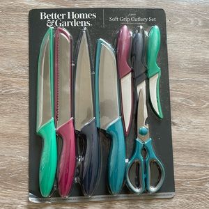 Brand new soft grip cutlery set